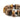 Pulsera elástica eslabon cuadrado tipo Carey