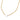 Collar dorado inoxidable con perla en forma de Flor de Liz