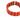 Pulsera enamel orange and red